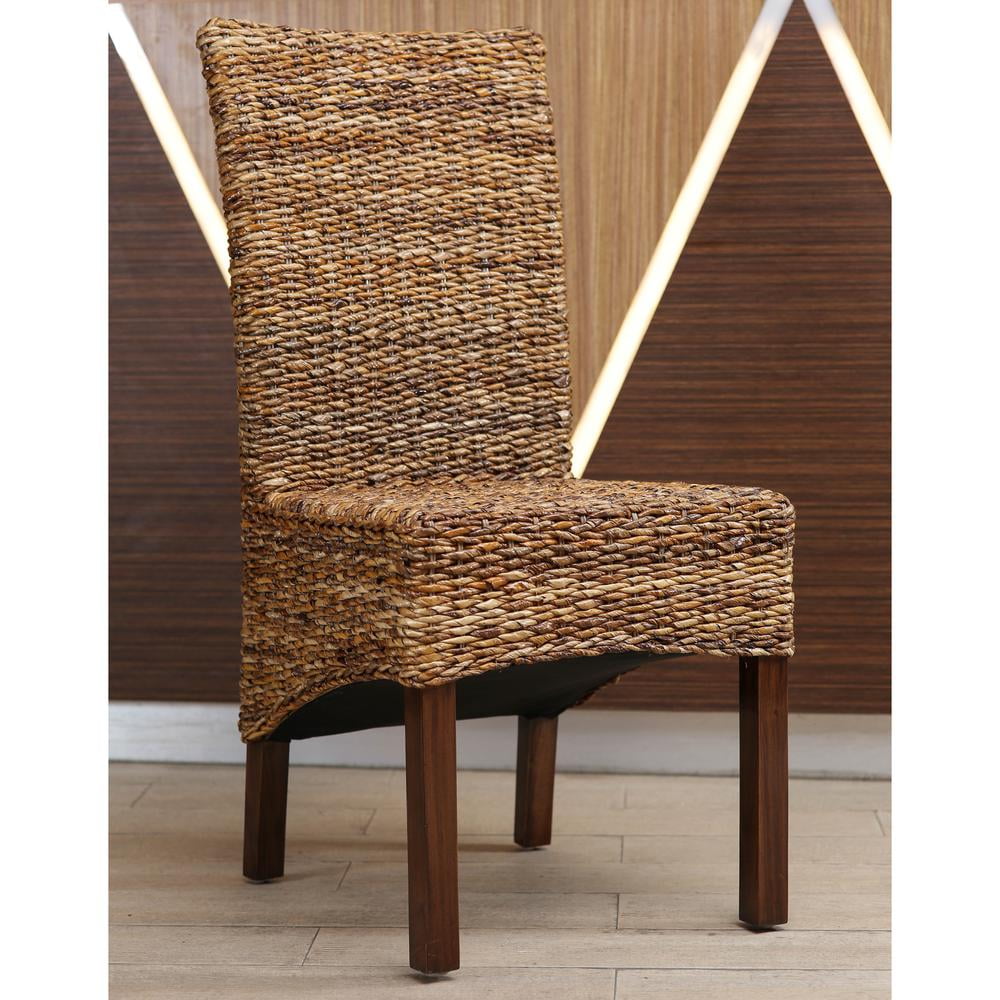 International Caravan Gaby Woven Banana Dining Chair