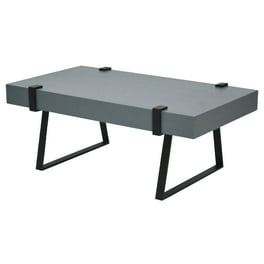 International Caravan Hamburg Contemporary Contemporary MDF/Metal End Table International Caravan Hamburg Contemporary Contemporary MDF/Metal End Table