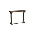 thumbnail image 1 of International Caravan QJ-267-WT-SN Hamburg Contemporary MDF & Metal Console Table, Sonoma Oak Wood Veneer, 1 of 3