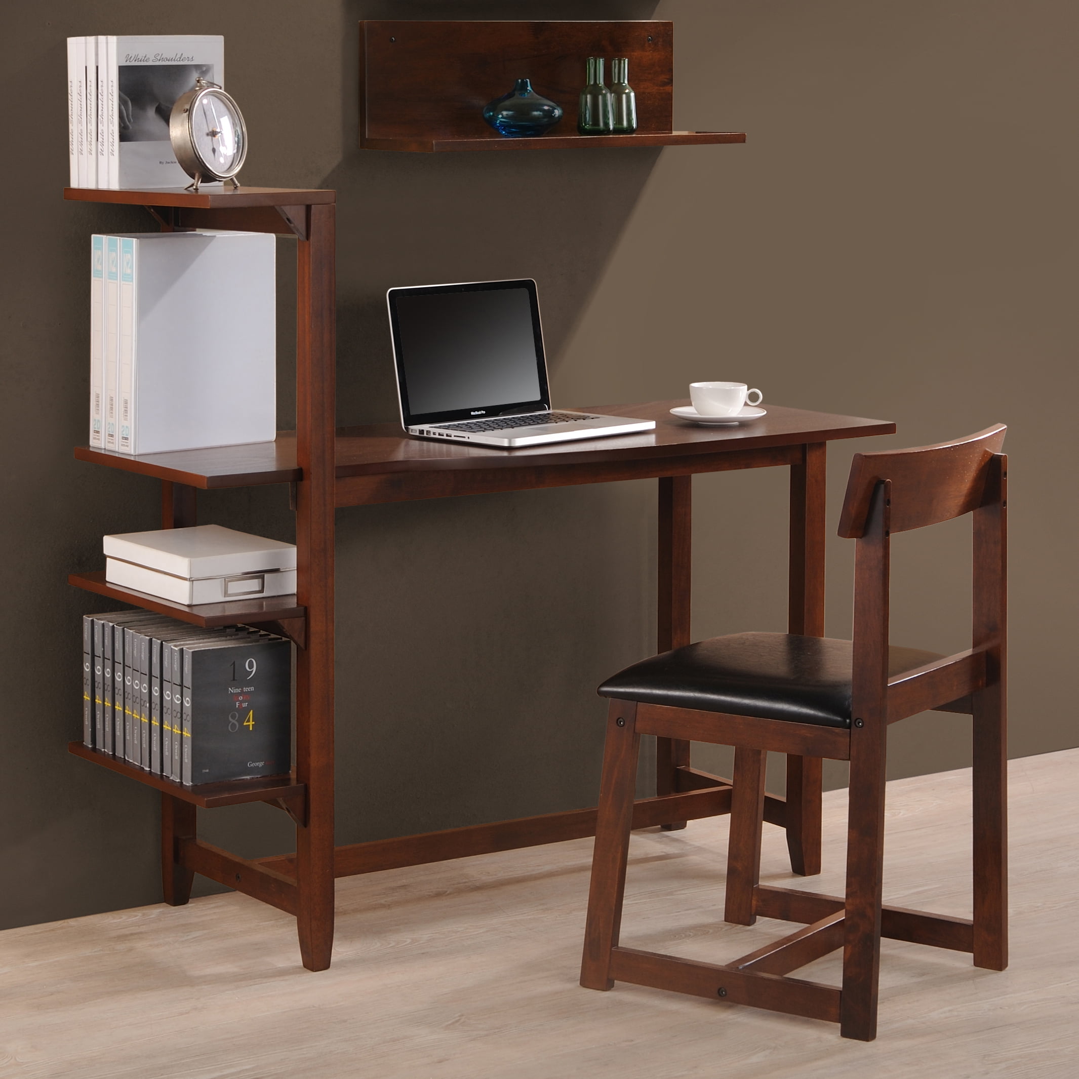 Study table with side shelf discount