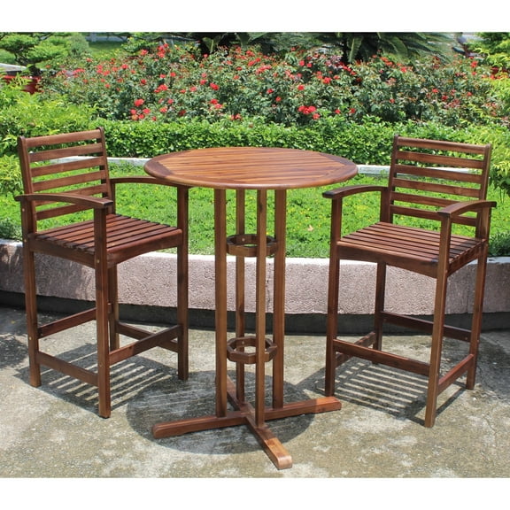 Highland Bar-Height 3-Piece Patio Bistro Set