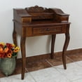 thumbnail image 1 of Windsor Carved Wood Telephone Table - Walnut, 1 of 2