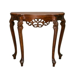 International Caravan Carved Wood Vanity Desk International Caravan Carved Wood Vanity Desk