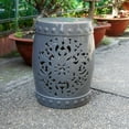 thumbnail image 1 of International Caravan Isfahani Garden Stool, 1 of 4
