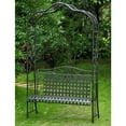 thumbnail image 1 of International Caravan Mandalay Iron Arbor Bench, 1 of 4