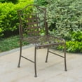 thumbnail image 1 of International Caravan Mandalay Iron Patio Set of 2 Bistro Chairs, 1 of 5