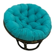International Caravan Rattan 42-Inch Papasan Chair with Micro Suede Cushion