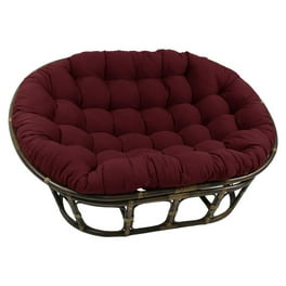 International Caravan Furniture Rattan Double Papasan Chair with Twill Cushion Walmart