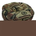 thumbnail image 1 of International Caravan  Rattan Footstool with Tapestry Cushion, Picasso, 1 of 4
