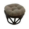 thumbnail image 1 of International Caravan Rattan Footstool with Twill Cushion, 1 of 5