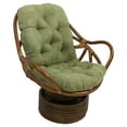 thumbnail image 1 of International Caravan Rattan Swivel Rocker with Micro Suede Cushion, 1 of 2