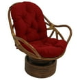 thumbnail image 1 of International Caravan Rattan Swivel Rocker with Outdoor Fabric Cushion, Papprika, 1 of 5