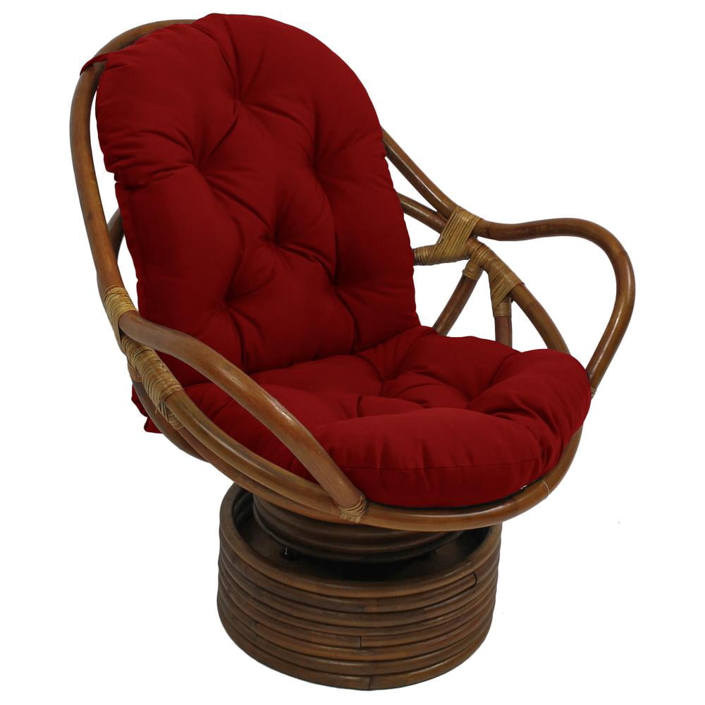 Wicker Rocking Fork International Caravan Rattan Woven Swivel Rocker for Patio or Balcony ...