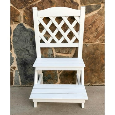 International Caravan Royal Fiji Acacia 2-Tier Trelis Plant Stand