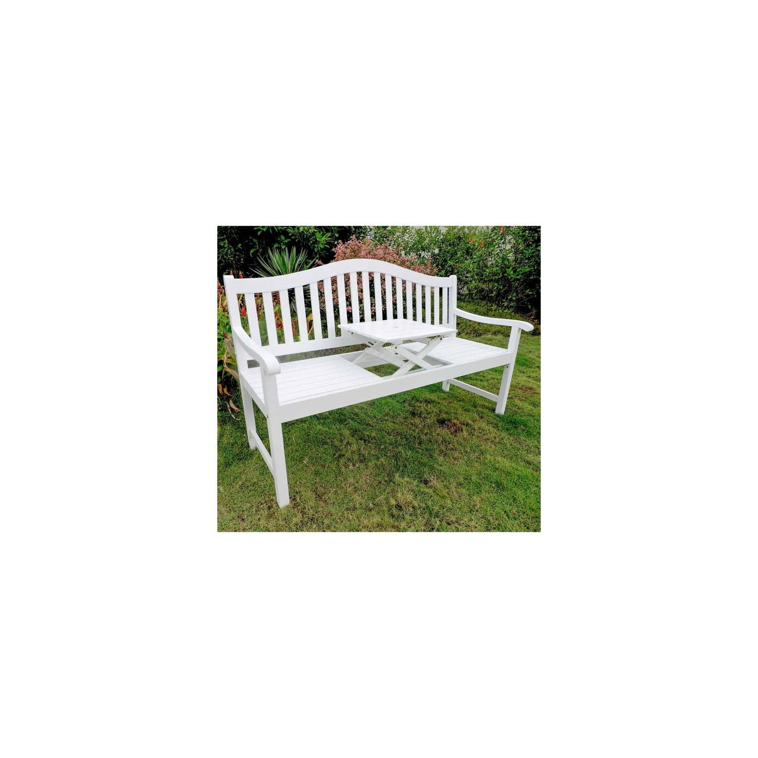 International Caravan Royal Tahiti Bar Harbor Three Seat Bench International Caravan Royal Tahiti Bar Harbor Three Seat Bench