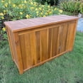 thumbnail image 1 of International Caravan Royal Fiji Outdoor Weather-Resistant Wooden Deck Box, Multi-Color, 1 of 4