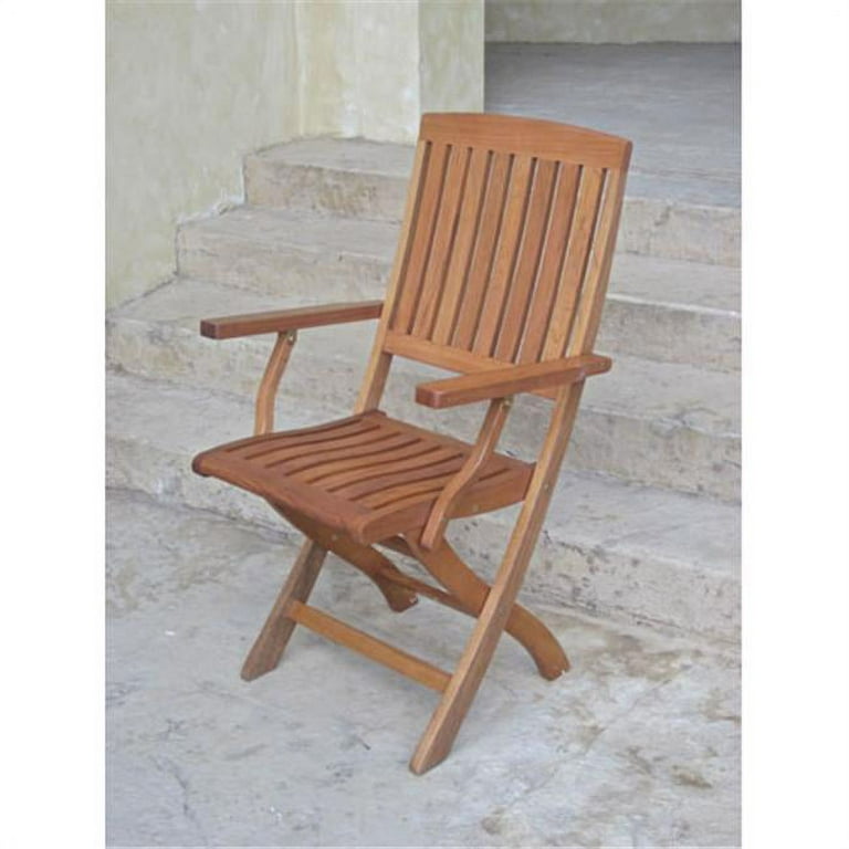 International Caravan Royal Tahiti Set of 2 Outdoor Folding Arm Chairs International Caravan Royal Tahiti Set of 2 Outdoor Folding Arm Chairs