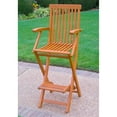 thumbnail image 1 of Set of Two Royal Tahiti Outdoor Folding Bar Chair, 1 of 2