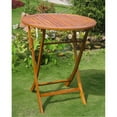 thumbnail image 1 of Royal Tahiti Outdoor 36" Bar Height Round Folding Table, 1 of 2