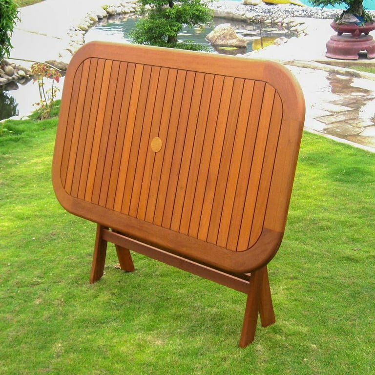 International Caravan Royal Tahiti Rectangular Folding Table