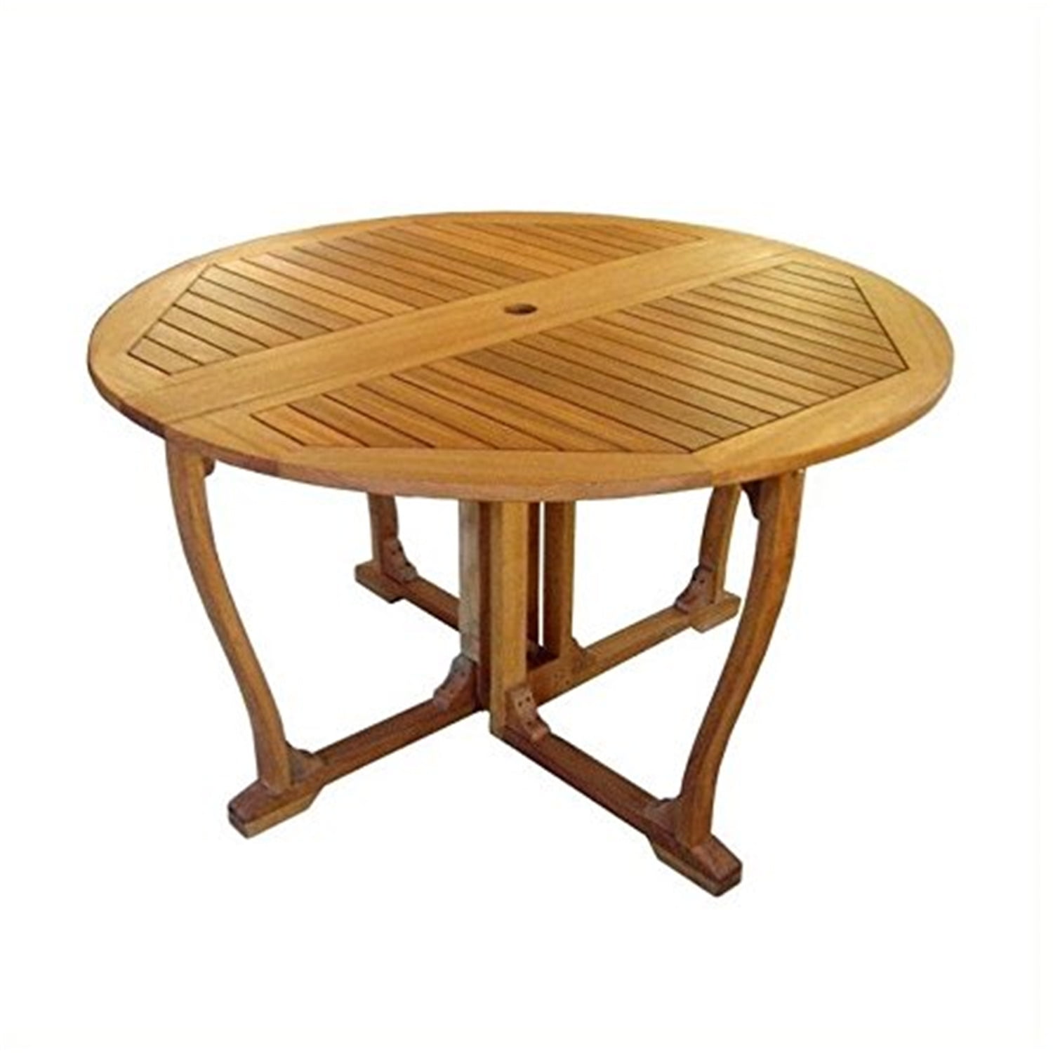 International Caravan Royal Tahiti Round Wood Gate Leg Table International Caravan Royal Tahiti Round Wood Gate Leg Table