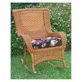 thumbnail image 1 of International Caravan San Tropez Resin Wicker Rocker-Color:Mocha, 1 of 3