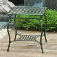 thumbnail image 1 of International Caravan Santa Fe Iron Patio End Table in Verdi Gris, 1 of 5
