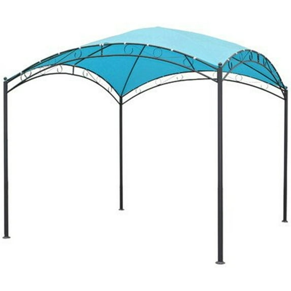 International Caravan Square Dome Top Gazebo-Color:Bery Berry