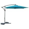 thumbnail image 1 of St. Kitts 10 Foot Cantilever Crank Umbrella, Aqua Blue, 1 of 5