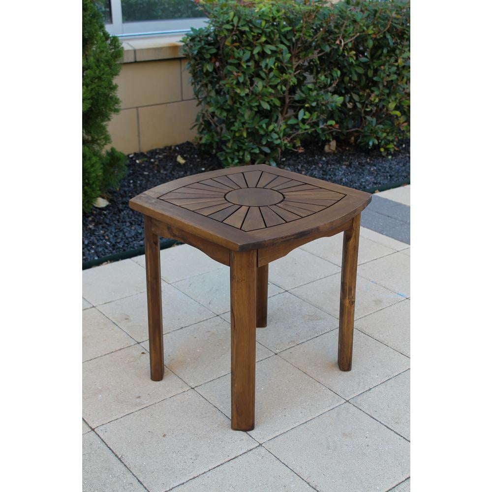 International Caravan Sun Burst Square/Round Side Table International Caravan Sun Burst Square/Round Side Table