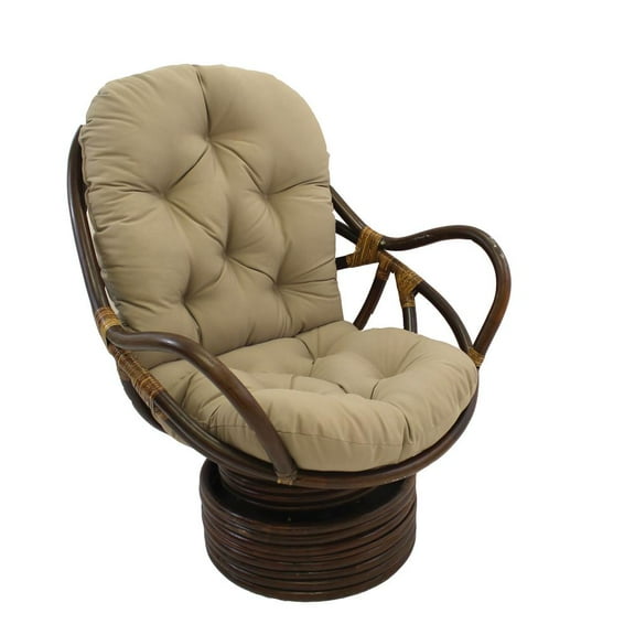 International Caravan Swivel Rocker with Twill Cushion