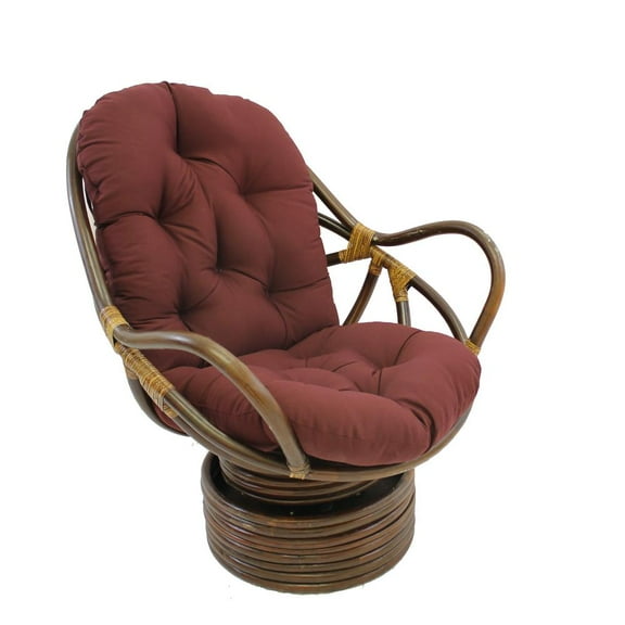 International Caravan Swivel Rocker with Twill Cushion
