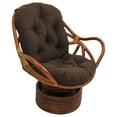 thumbnail image 1 of Swivel Rocker with Twill Cushion -Chocolate, 1 of 2