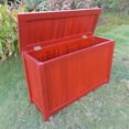 thumbnail image 1 of International Caravan TT-CB-007-AC-BRD Royal Fiji Acacia Rectangular Storage Trunk, Barn Red, 1 of 2