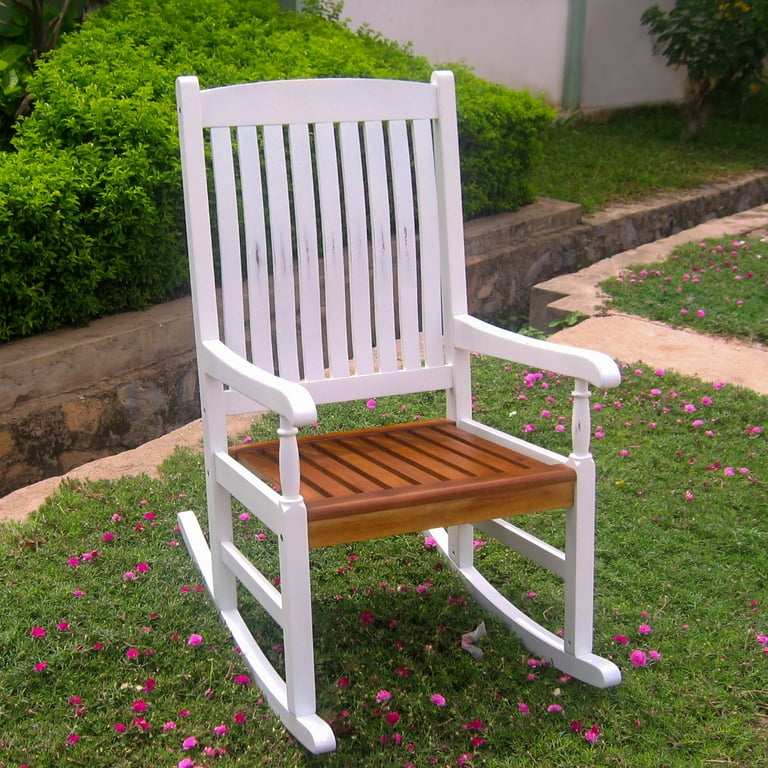 International Caravan Outdoor Wood Porch Rocker International Caravan Outdoor Wood Porch Rocker