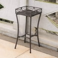 thumbnail image 1 of Valencia Resin Wicker/Steel Square Plant Stand, 1 of 5