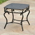 thumbnail image 1 of International Caravan Valencia Resin Wicker/Steel Square Round Side Table, 1 of 2