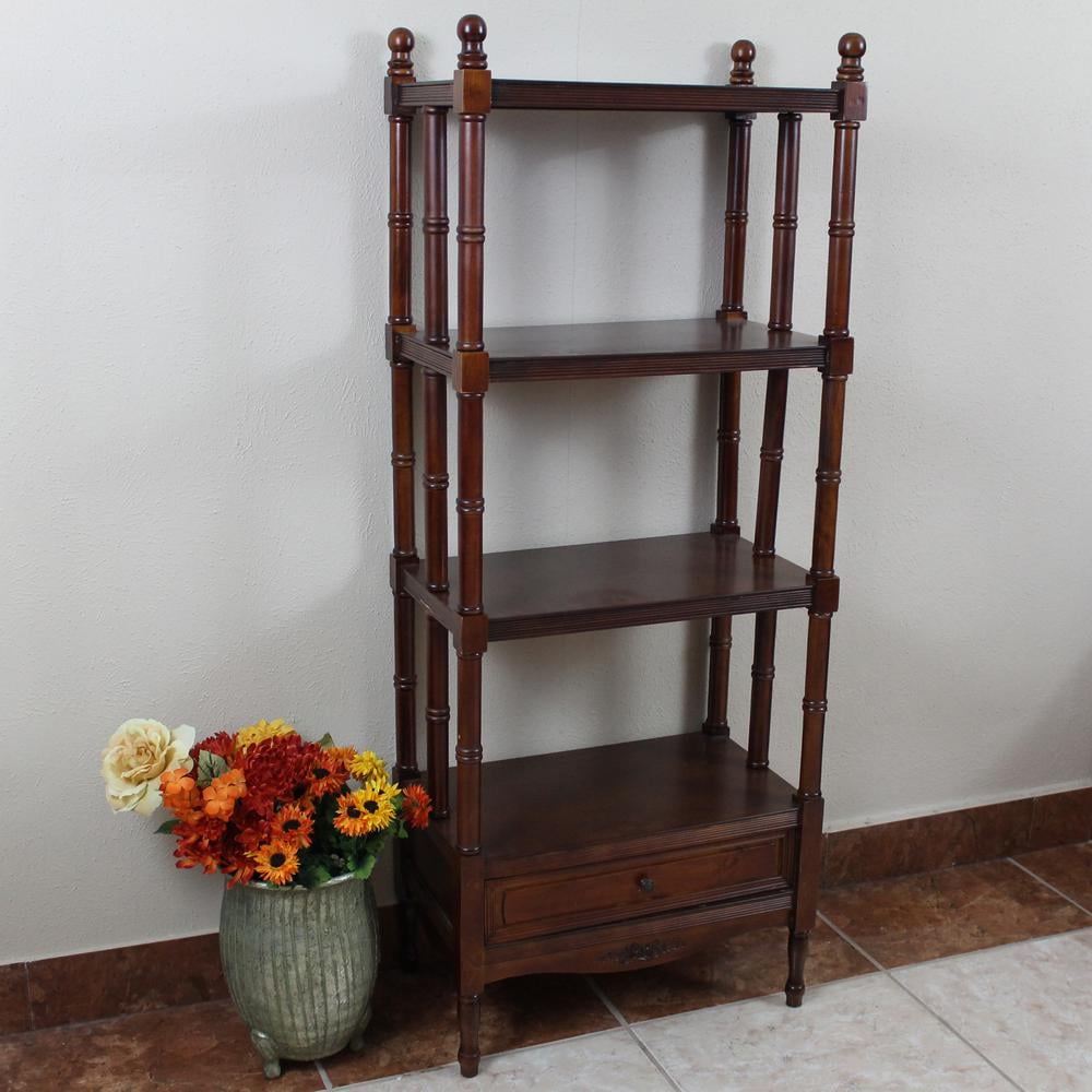 International Caravan Windsor 4-Tier Bookshelf International Caravan Windsor 4-Tier Bookshelf