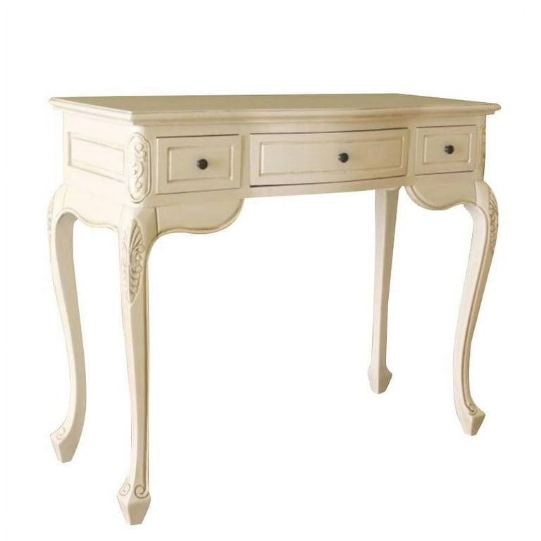International Caravan Carved Vanity Desk
