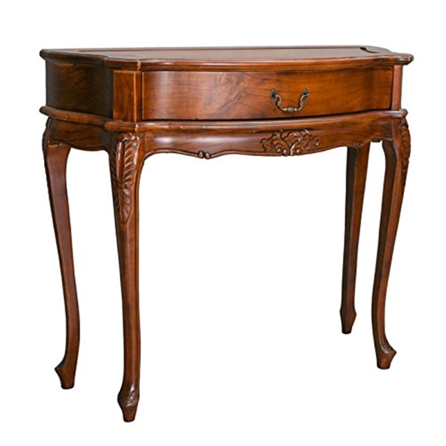 International Caravan Carved One Drawer Wall Table International Caravan Carved One Drawer Wall Table
