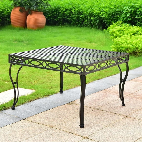 International CaravanInternational Caravan Segovia Iron 30-Inch Square Coffee Table