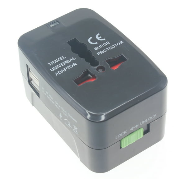 International Charger for Galaxy S23 FE - USB 2-Port Travel Adapter Plug Converter AC Power World Adaptor Compatible With Samsung Galaxy S23 FE