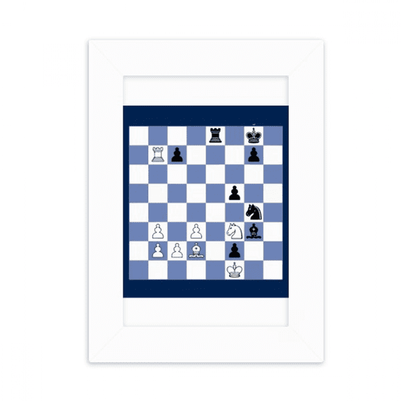 International Chess Composition Tactic Desktop Photo Frame Picture Display Decoration Art Painting