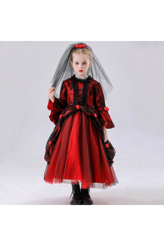 International Children's Day Cosplay Costume Makeup Dance Dress Performance Dress Dress