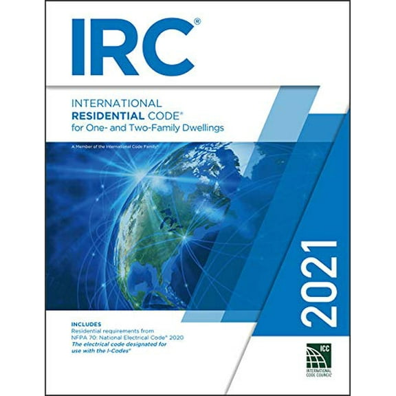 Pre-Owned 2021 International Residential Code (Paperback) 1609839579 9781609839574