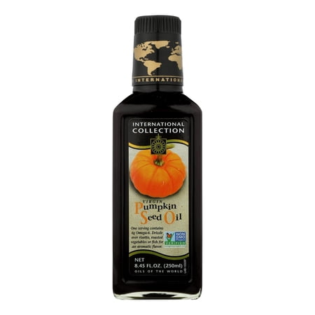 International Collection Oil - Virgin Pumpkin Seed Oil - Case of 6 - 8.45 fl oz.