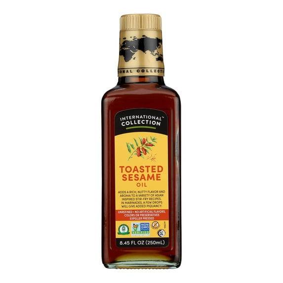 International Collection Toasted Sesame Oil, 8.45 oz (Pack of 6)