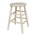 thumbnail image 1 of International Concepts 24" Scooped Seat Stool, 1 of 5