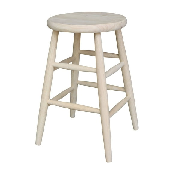 International Concepts 24" Scooped Seat Stool