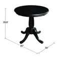 thumbnail image 1 of International Concepts Oakdale 30 in. Round Top Pedestal Dining Table, 1 of 7
